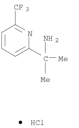 2-(6-(TRIFLUOROMETHYL)PYRIDIN-2-YL)PROPAN-2-AMINE HYDROCHLORIDE